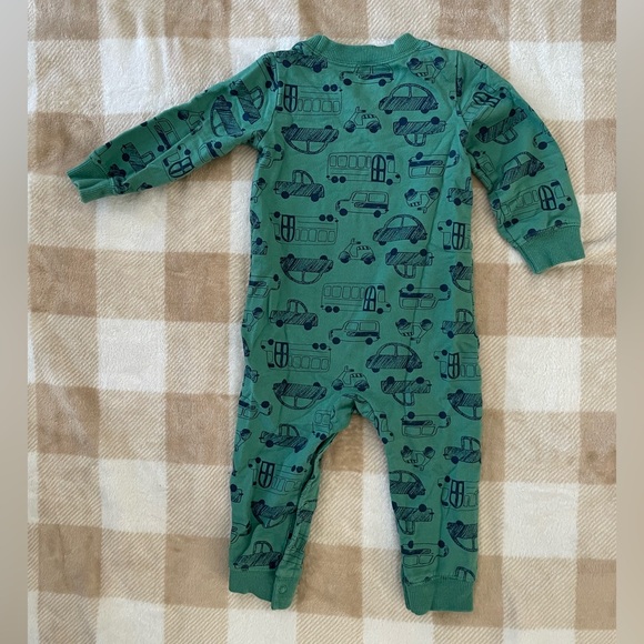 Carter's Teal 12-18 month vehicle onesie without feet - Picture 3 of 3